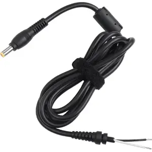 Power plug adapter quer Wtyk 5.5/2.5 (19V/6.3A) mains with mounting cable