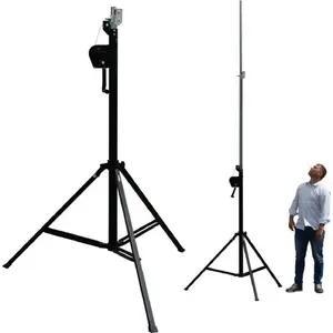 Pacēlāja statīvs STAND4ME LS 4300 — motorizēts pacēlājs, slodze līdz 80 kg, maksimālais augstums 4 m