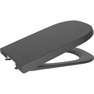 Сиденье для унитаза No name A80147208B — плавно закрывающееся Supralit® MBLK для ROCA GAP SQUARE