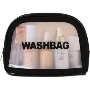 Washbag eCarla foldable cosmetic bag — Black