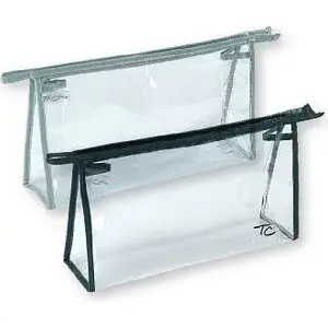 Косметичка TOP CHOICE прозрачная PVC модель 91568, женская дорожная сумка для косметики