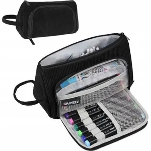 Travel Cosmetic Bag Haweel HWL2131B — Organizer and Makeup Pencil Case for Salon Use