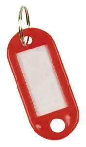 Q-CONNECT Key hangers, box 100 – Red