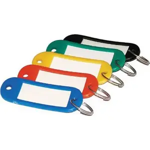 Key tag Staples green — pack of 100, model OB1591