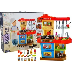 Детская игровая кухня с звуками и подсветкой LEANToys 4530 — набор с краном
