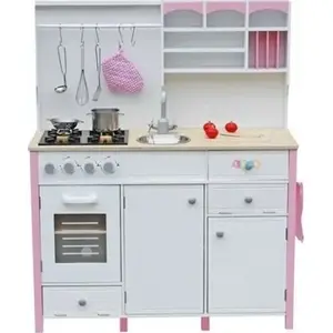 Wooden Play Kitchen with Oven and Accessories, LEAN Sport model 2635