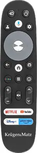 TV Remote Control kruger & matz PIL0372 — for Google TV, infrared Bluetooth compatibility