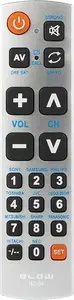 Universal Remote Control BLOW for Samsung and Sony TVs — model 74-257 (compatible with senior and child use)