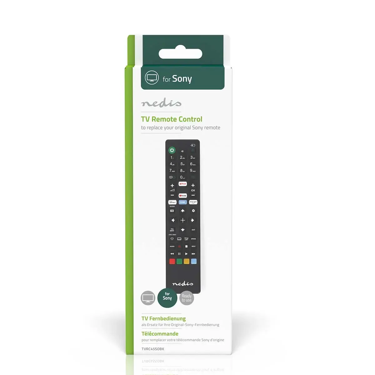 Nedis TVRC45SOBK remote control TVRC45SOBK Photo 2