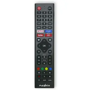 Nedis TVRC45HIBK пульт дистанционного управления Инфракрасный беспроводной ТВ Нажимные кнопки