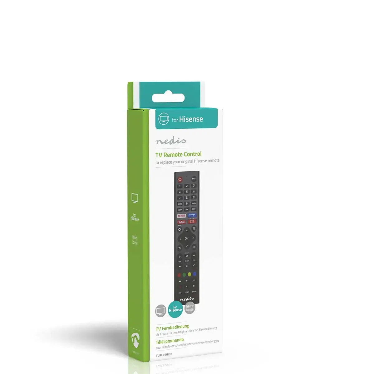 Nedis TVRC45HIBK remote control TVRC45HIBK Photo 4