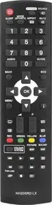 Universal Remote Control for Funai NH205RD LCD — No name LXP103 (replacement remote, compatible with Funai models)