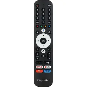 Пульт kruger & matz PIL0373 для Google TV с цифровой клавиатурой