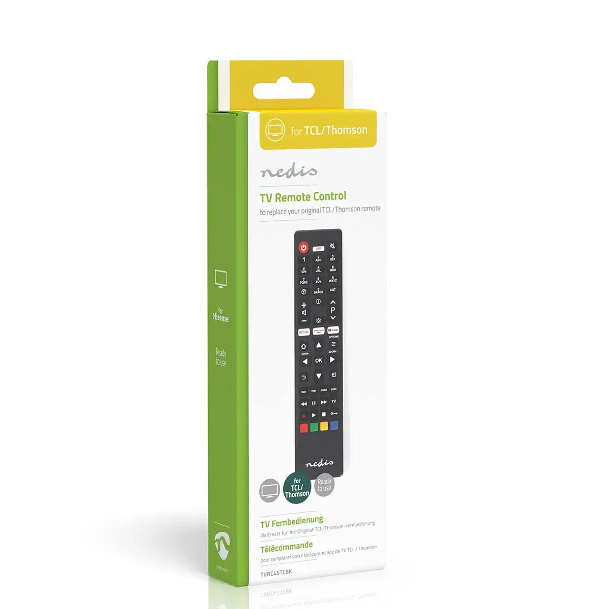 Nedis TVRC45TCBK remote control TVRC45TCBK Photo 4