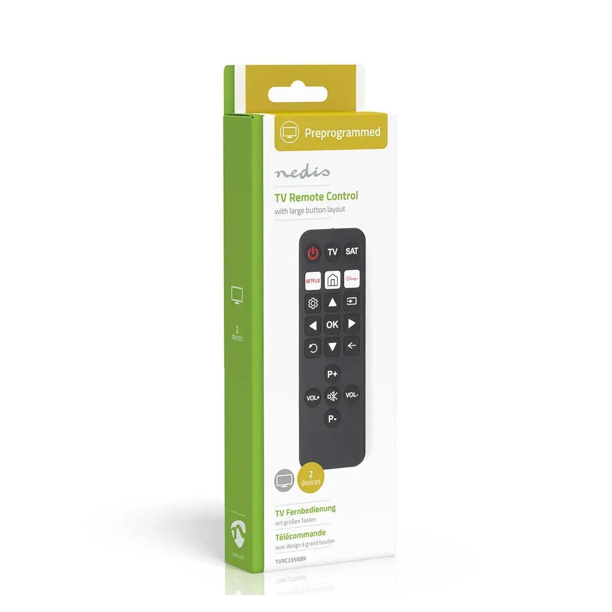 Nedis TVRC23SNBK remote control TVRC23SNBK Photo 4