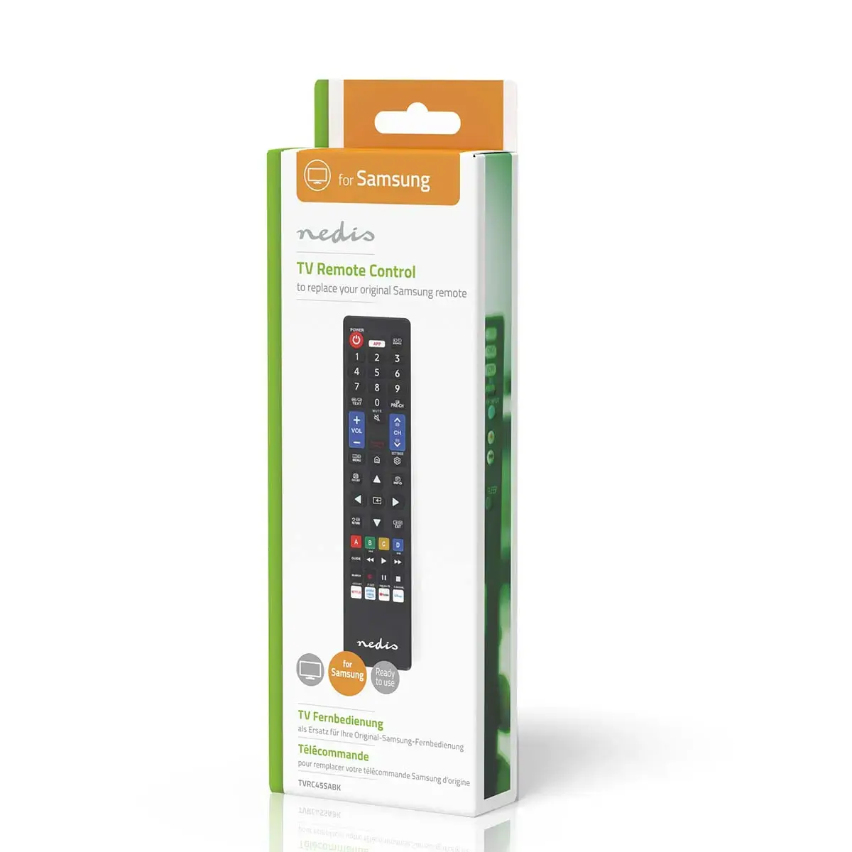 Nedis TVRC45SABK remote control TVRC45SABK Photo 3