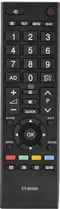 Remote control for Toshiba LCD TVs Pilot RTV model LX P326 (CT-90326) – replacement remote