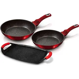 Cast Iron Frying Pan Set berlinger haus BH-1668 — 26 cm and 22 cm