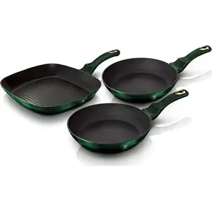 Frying Pan Set berlinger haus Emerald Titanium 28 cm — 3 pieces