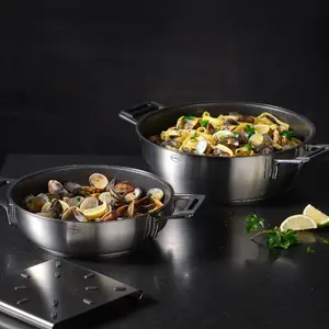 Serving frying pan Roesle 24 cm RO-91976, stainless steel