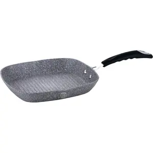 Frying Pan berlinger haus Stone Touch 28 cm — nonstick grill pan, oven-safe
