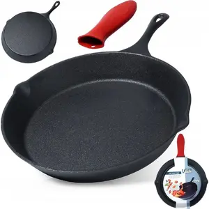 Cast iron frying pan Vilde CAST LINE with silicone handle cover 30 cm