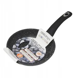 Frying Pan Uniq OD 2020 Marmurkowa 18 cm — nonstick marble-coated 18 cm diameter
