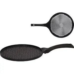 Grill frying pan ORION 27 cm — 27cm diameter cast/grill surface