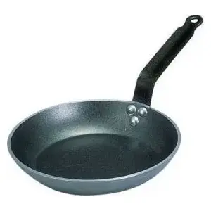 Frying pan de buyer 24 cm — de buyer D-8180-24, 24 cm diameter, steel construction