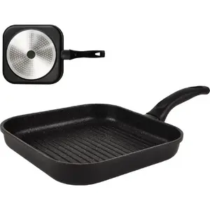 Grill Frying Pan ORION 26 cm — cast-style grill pan, nonstick surface