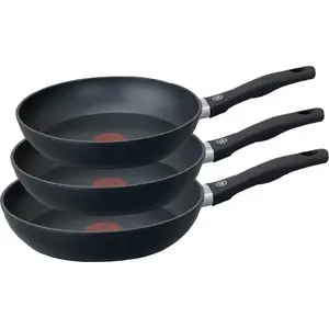 Cookware set 3 frying pans with Thermo Sensor 20/24/28 cm for induction — mg home