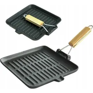 Cast Iron Grill Frying Pan KingHoff 24 cm KS-2563