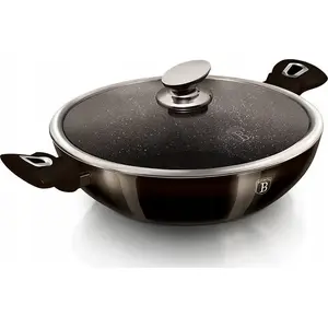 Wok pan berlinger haus 30 cm — model BH-7115 (Tytanowa)