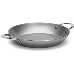 Pan for paella Lumarko 28 cm Mineral B — shallow paella pan, 28 cm diameter