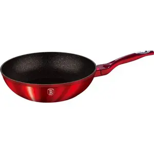 Wok pan berlinger haus Metallic 28 cm – nonstick frying wok, 28 cm diameter