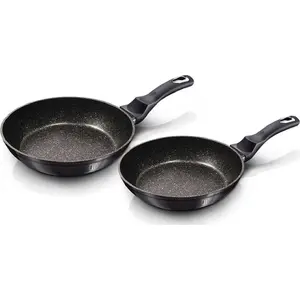 Frying Pan Set berlinger haus 26 cm and 22 cm BH-6908 Kinghoff — 2-piece nonstick pans