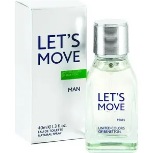Tualetes ūdens Benetton Let's Move 40 ml — aromāts aktīvai dzīvei