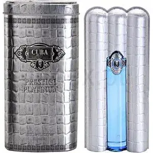 Eau de Toilette Cuba Prestige Platinum 90 ml — Cuba fragrance for men and women