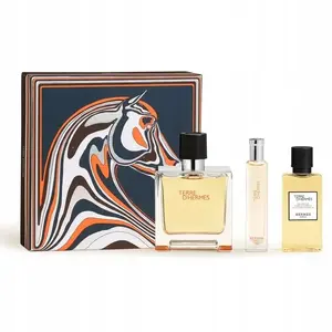 Parfimērijas komplekts Hermès Terre D'Hermès — 75 ml parfīms + 15 ml parfīms + 40 ml dušas želeja