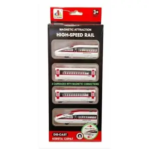 Toy Train Set Swede Pociąg 4szt – 4-piece wooden train set