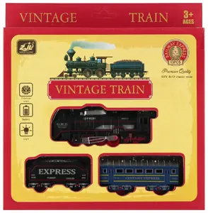 Battery-operated Toy Train Track Set Mega Creative 26×23×4 cm (model 5299-60)