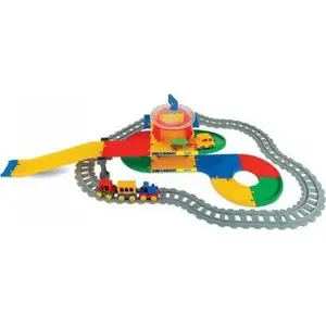 Toy train station playset Wader Kolejka Stacja kolejowa by Wader GXP-713505