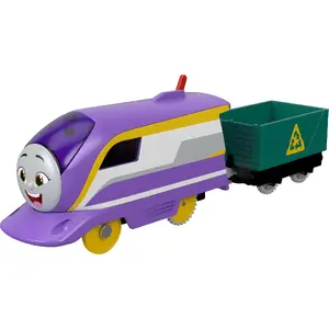 Rotaļu lokomotīve MATTEL HFX93 — Thomas, pamatakumulātors darbībā