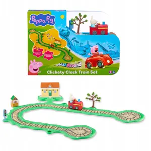 Peppa Pig Peppa Whizz Around Clickety Clack Train — детский игрушечный поезд
