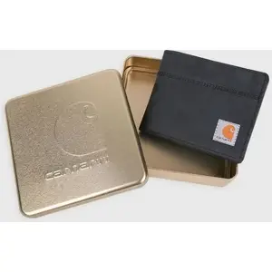 Wallet Carhartt Saddle Leather Bifold — Carhartt — Black