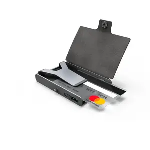 Wallet MATTEL Flexible Wallet Matte Gray, compact foldable design