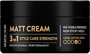 Matu pasta Syoss Matt Cream Matt Fiber ilgnoturīga fiksācija 100 ml