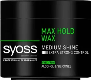 Воск для укладки волос Syoss Max Hold Wax Средний блеск 150 мл