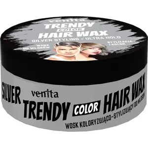Воск для волос VENITA_Trendy Silver 75 г — фиксирующий и придающий блеск