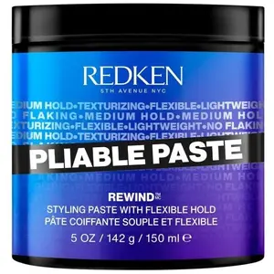 Matu veidošanas pasta Redken Pliable Paste 150 ml — vidēja fiksācija, elastīga tekstūra